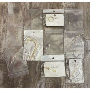 Earring Jewelry Ear Crawler Wrap Hook Gift Set Lot #15